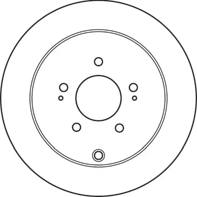 Juego de 2 discos de freno TRW DF4963 (Sustituye a DF6053) Directo De Fábrica